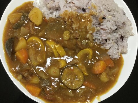 夏野菜のトマトカレー